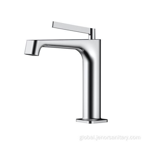 Hot Cold Water Faucet New Modern Bathroom Matt Black Brass Faucet Manufactory